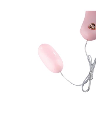 Power Escorts - BR340 - Remote Egg – Wired Controller Compact Design Salmon Pink
