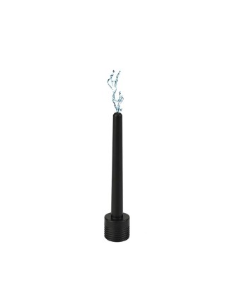 Power Escorts - BR342 - Travel Anal Cleaner Douche Tube – Black, 15 cm / 5.9 Inch