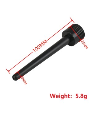 Power Escorts - BR342 - Travel Anal Cleaner Douche Tube – Black, 15 cm / 5.9 Inch