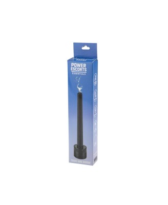Power Escorts - BR342 - Travel Anal Cleaner Douche Tube – Black, 15 cm / 5.9 Inch