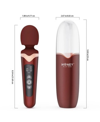 HoneyPlayBox – Stormi Heating Wand Vibrator – Red