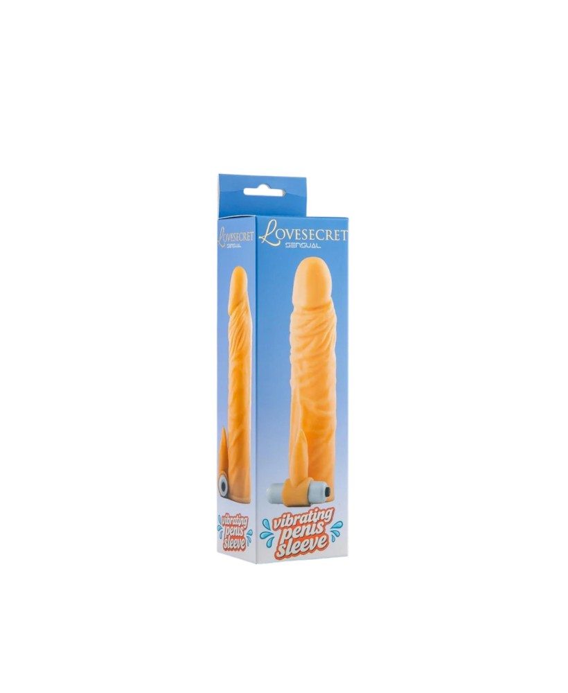 LoveSecret Sensual LS67 – Vibrating Penis Sleeve – Extra Stimulation – Soft Stretchable