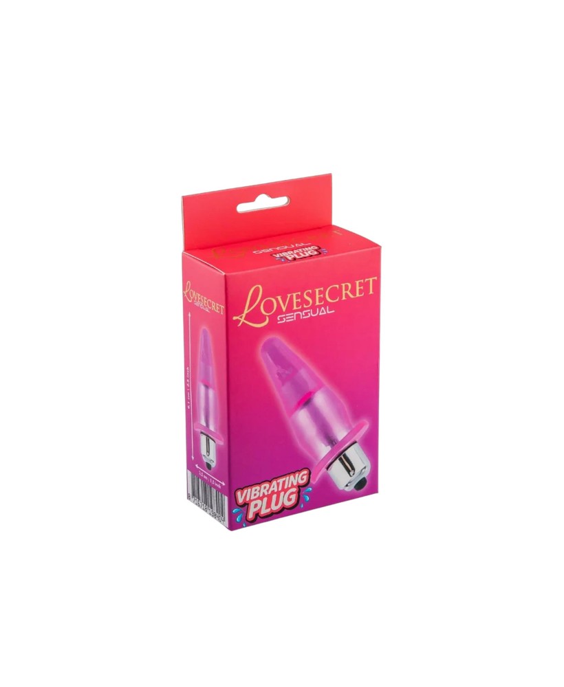 LoveSecret Sensual LS74 – Vibrating Plug – Pink – Compact Anal Massager – Battery Powered