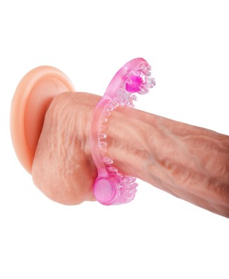 LoveSecret Sensual LS75 – Vibrating Cock Ring 03 – Textured Couples Ring – Pink