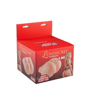 LoveSecret Premium - LS77 - Heavy Vibrating Pussy/Ass – 2.1 kg Realistic Design