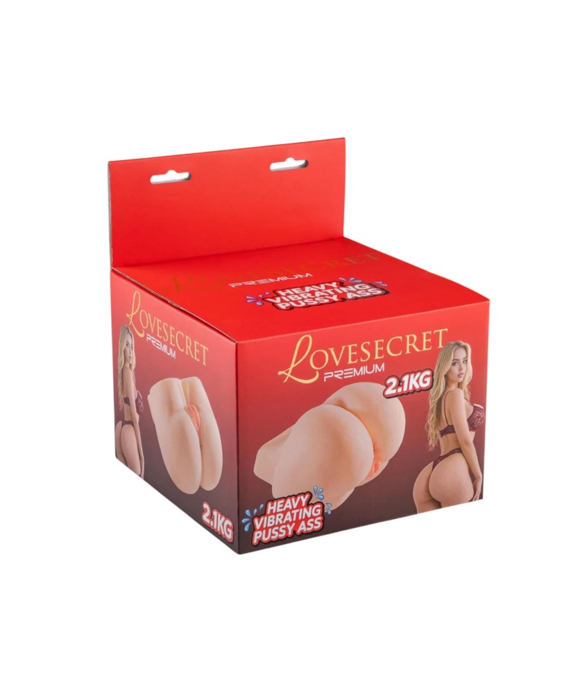 LoveSecret Premium - LS77 - Heavy Vibrating Pussy/Ass – 2.1 kg Realistic Design