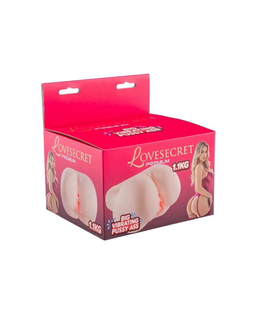 LoveSecret Premium - LS78 - Big Vibrating Pussy/Ass – 1.1 kg Realistic Design