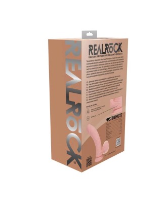 Dual Density Rechargeable Liquid Silicone Vibrator - Curved with Weighted Balls - 7" / 18 cm - Flesh