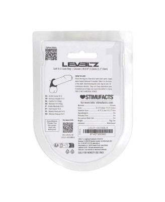 Soft Tri O Silicone Cockring - Black