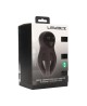Digital Vibrating Silicone Penis Head Stimulator with Tentacles - Black