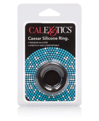 Caesar Silicone Ring Black