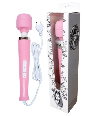 Stymulator-Magic Massager Wand Cable 110-240V Pink 10 Function