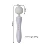 Stymulator-Massager Ultra Powerful -Big USB White 20 Function