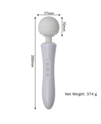 Massager Ultra Powerful - Masażer Różdżka - Biały