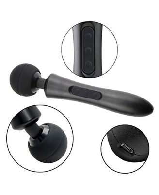 Stymulator-Massager Ultra Powerful -Big USB White 20 Function