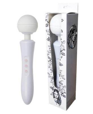 Stymulator-Massager Ultra Powerful -Big USB White 20 Function