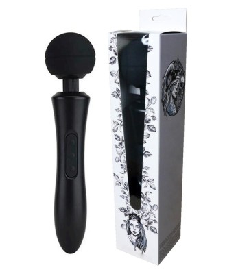 Stymulator-Massager Ultra Powerful -Big USB Black 20 Function