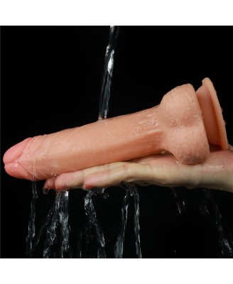 7'' Sliding-Skin Dildo - Realistyczne Cieliste Dildo z ruchomą skórą