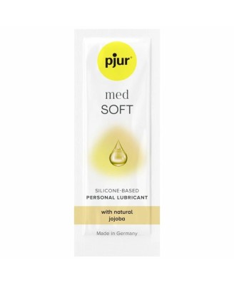 pjur med SOFT GLIDE – Silikonowy Lubrykant z Olejem Jojoba – Saszetka 1,5 ml