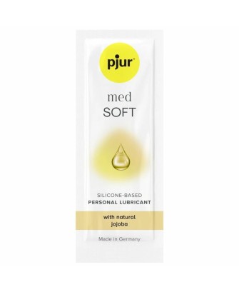 pjur med SOFT GLIDE – Silikonowy Lubrykant z Olejem Jojoba – Saszetka 1,5 ml