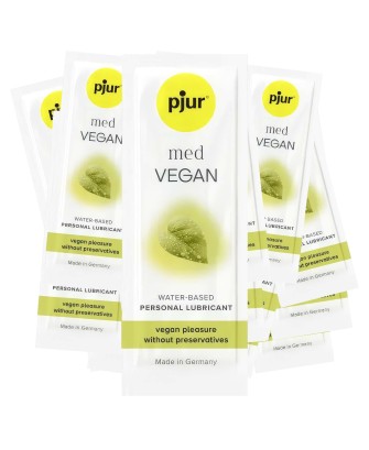 pjur med VEGAN – Wegański lubrykant na bazie wody - 2 ml x 50 szt