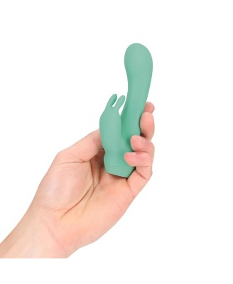 Mini Dual Rabbit Vibrator - Green