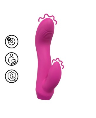 Mini Curved Rabbit Vibrator - Pink
