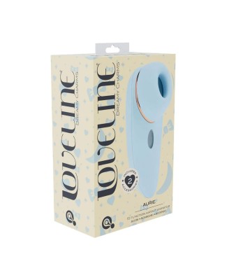 Aurie - AirTap Vibrator with Two Head Attachments - Blue