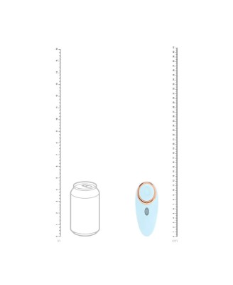 Aurie - AirTap Vibrator with Two Head Attachments - Blue