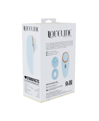 Aurie - AirTap Vibrator with Two Head Attachments - Blue