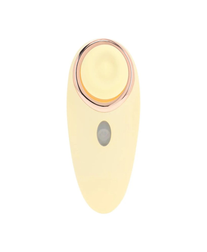 Aurie - AirTap Vibrator with Two Head Attachments - Yellow