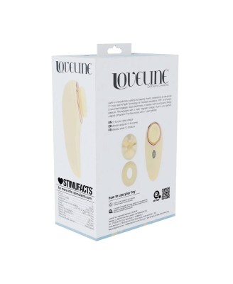 Aurie - AirTap Vibrator with Two Head Attachments - Yellow
