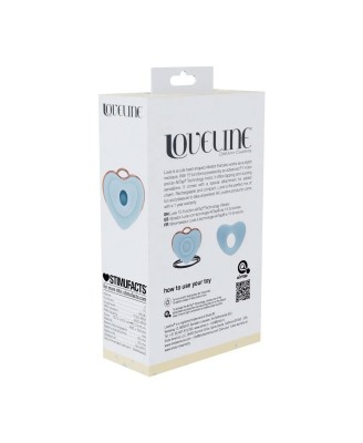 Luvie - Heart-shaped AirTap Vibrator - Blue