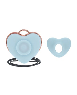 Luvie - Heart-shaped AirTap Vibrator - Blue