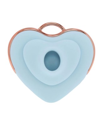 Luvie - Heart-shaped AirTap Vibrator - Blue