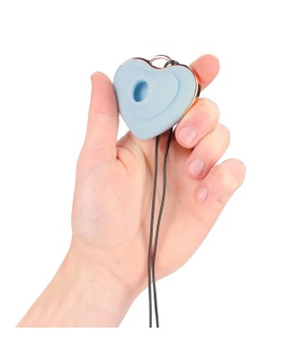 Luvie - Heart-shaped AirTap Vibrator - Blue