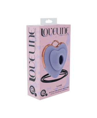 Luvie - Heart-shaped AirTap Vibrator - Lavender