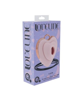 Luvie - Heart-shaped AirTap Vibrator - Pink
