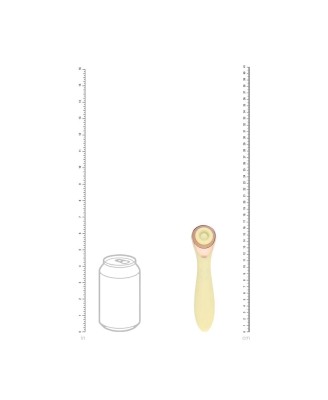 Darling - AirTap Wand Vibrator with Five Head Attachments - Yellow