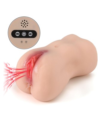 Virgin Style Realistic Vibration Masturbator