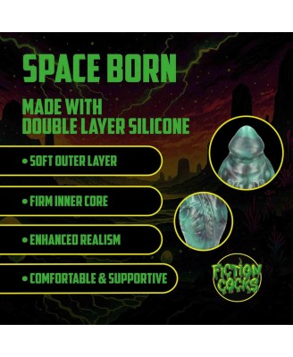 Space Born - Egg Plug - Green/Black