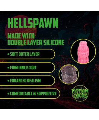 Hellspawn - Silicone Dildo - Red/Black