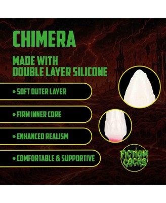Chimera - Egg plug - White/Red