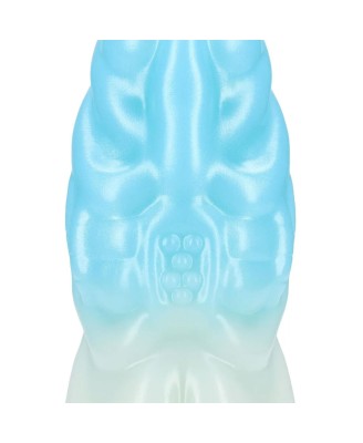 Vein Master - Silicone Dildo - Blue/White