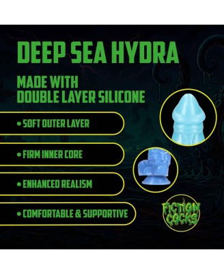 Deep Sea Hydra - Silicone Dildo - Blue
