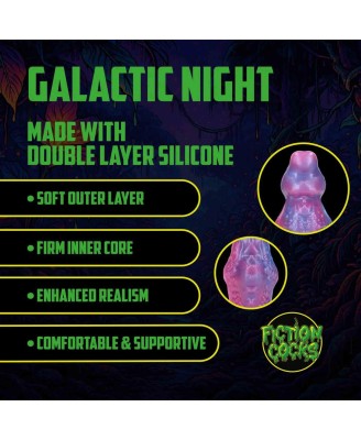 Galactic Night Fiend - Silicone Dildo - Purple