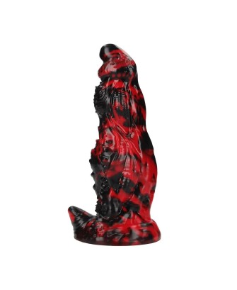 Hell Night Fiend - Silicone Dildo - Red/Black