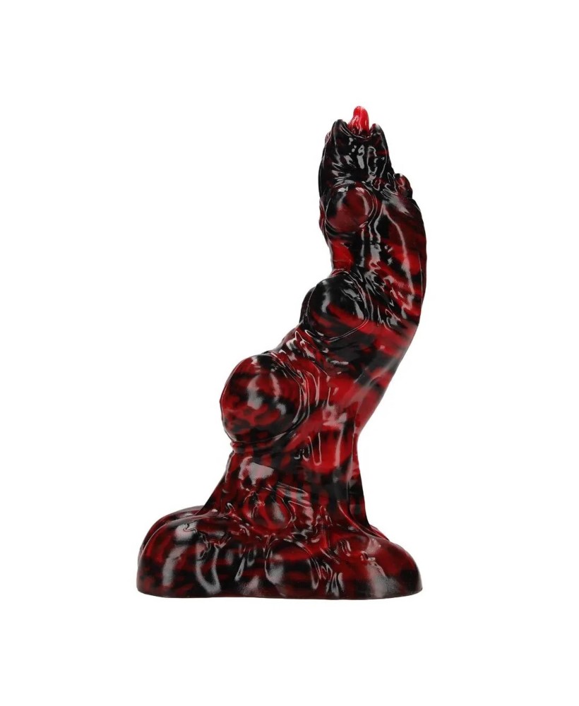 Hell Invader - Silicone Dildo - Red/Black