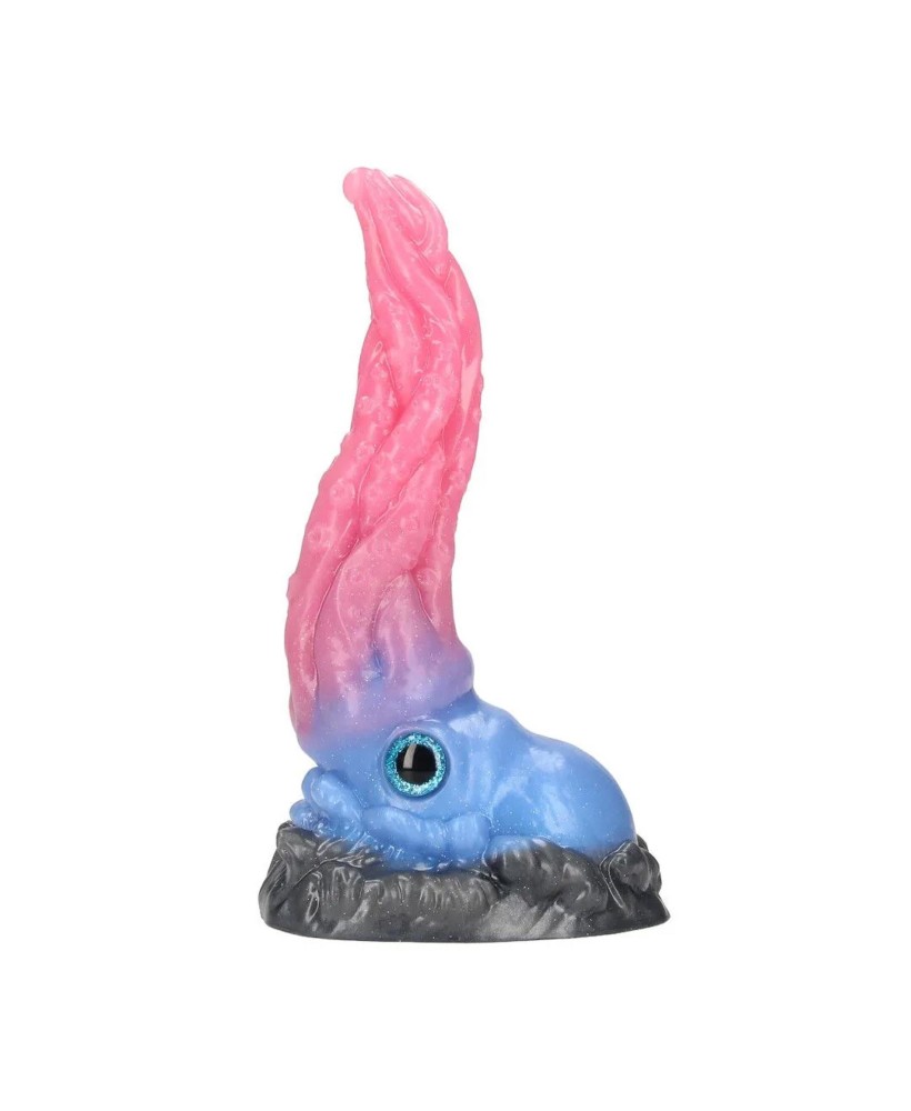Kraken's Lick - Silicone Dildo - Blue/Red