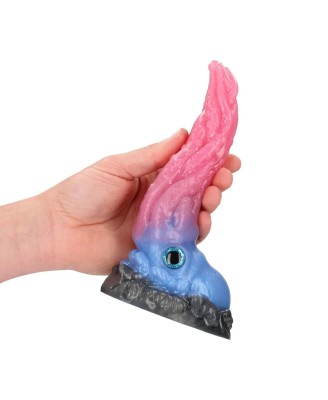 Kraken's Lick - Silicone Dildo - Blue/Red